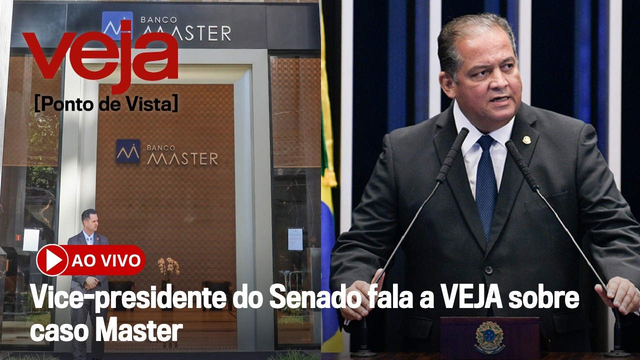 AO VIVO: Vice-presidente do Senado fala a VEJA sobre caso Master | Ponto de Vista