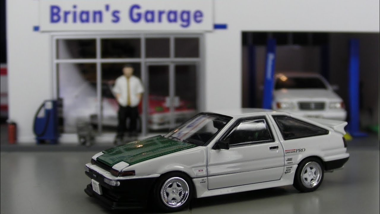 Hobby Japan 1/64 土屋圭市 AE86 Sprinter Trueno 開箱
