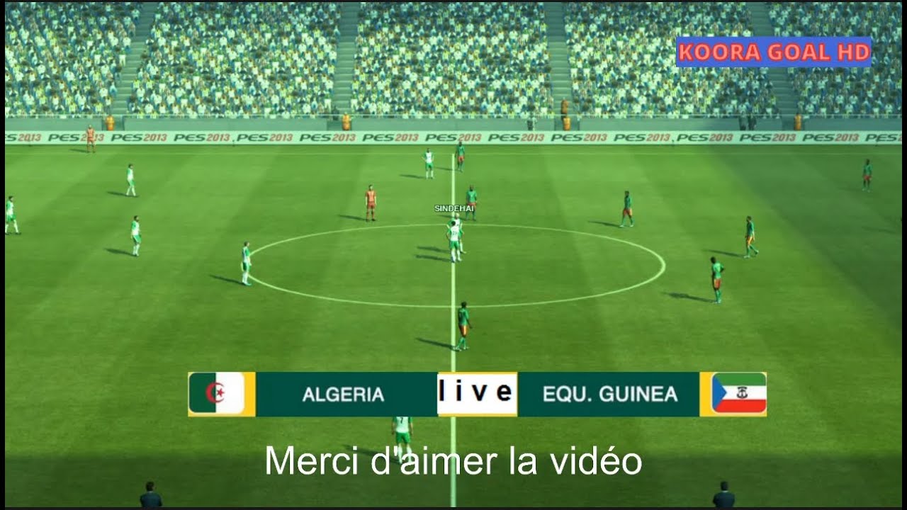 Alg&eacute;rie vs Guin&eacute;e Equatoriale en direct Coupe d'Afrique des Nations pes 2013