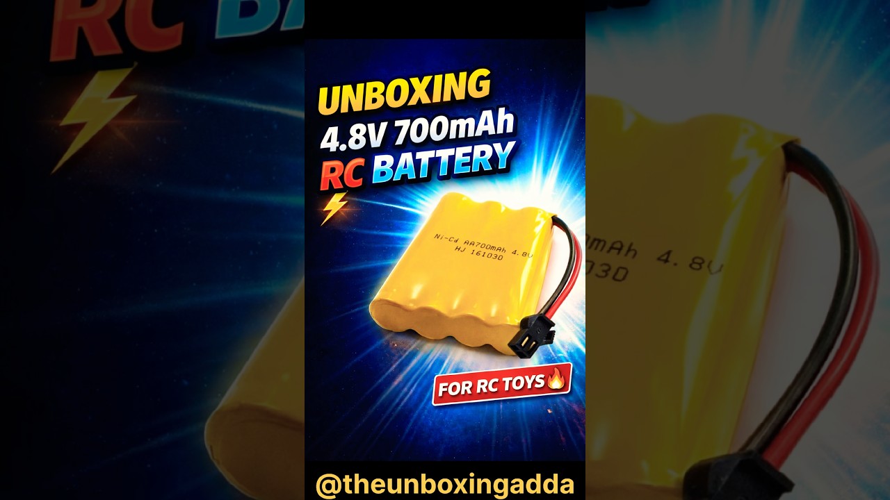 Unboxing 4.8V 700mAh rechargeable battery for RC toys #shorts #viral