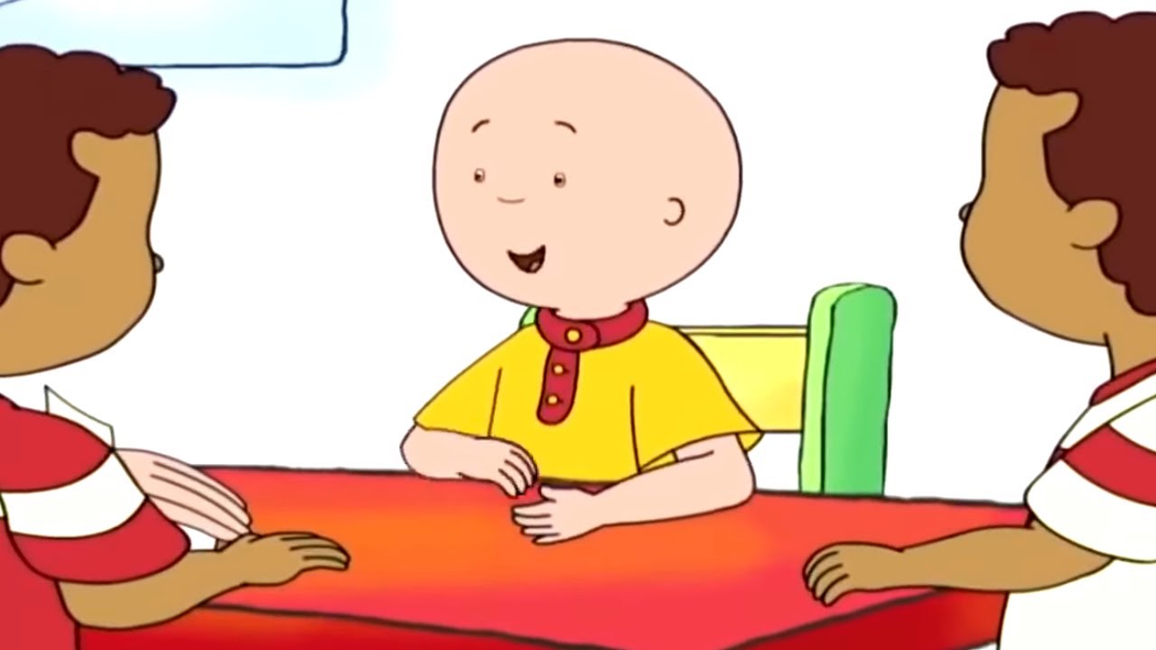 Caillou and the Group Project | Caillou Cartoon