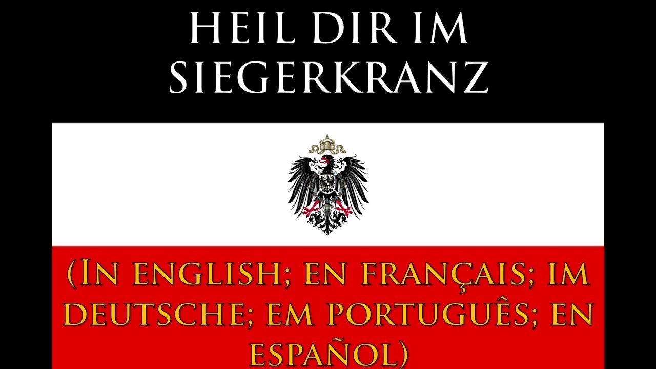 Heil dir im Siegerkranz - Hino do Império Alemão - German Empire Anthem