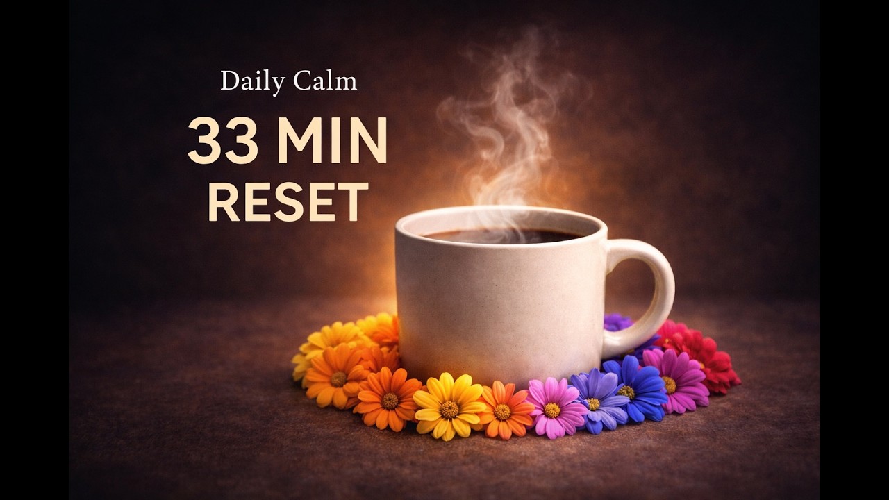 Ad-Free 33-Minute Daily Calm ☕ Gentle Lo-Fi to Reset Your Mind & Focus | Longform 1