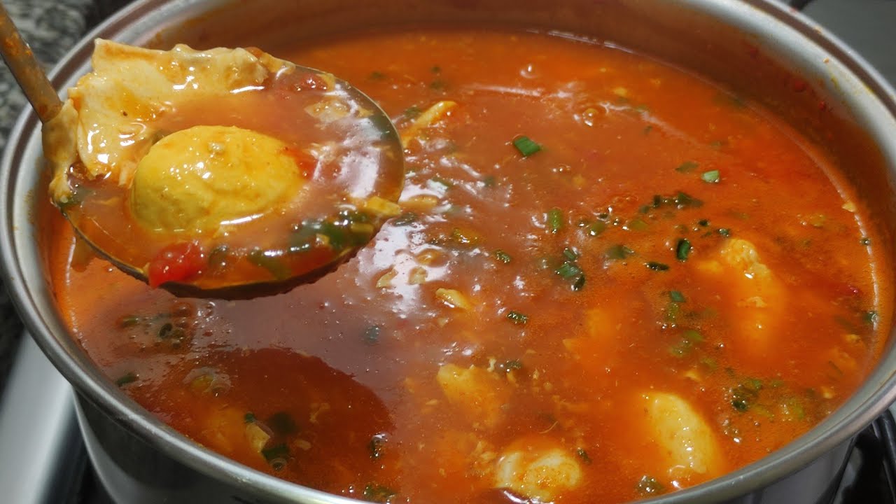 SIMPLES! SÓ OVO! COMO FAZER CALDO DE OVO COM TOMATE