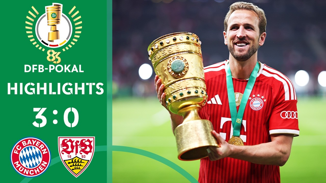 HAT-TRICK KANE: Bayern win! | FC Bayern M&uuml;nchen vs VfB Stuttgart 3-0 | Highlights | DFB-Pokal Final