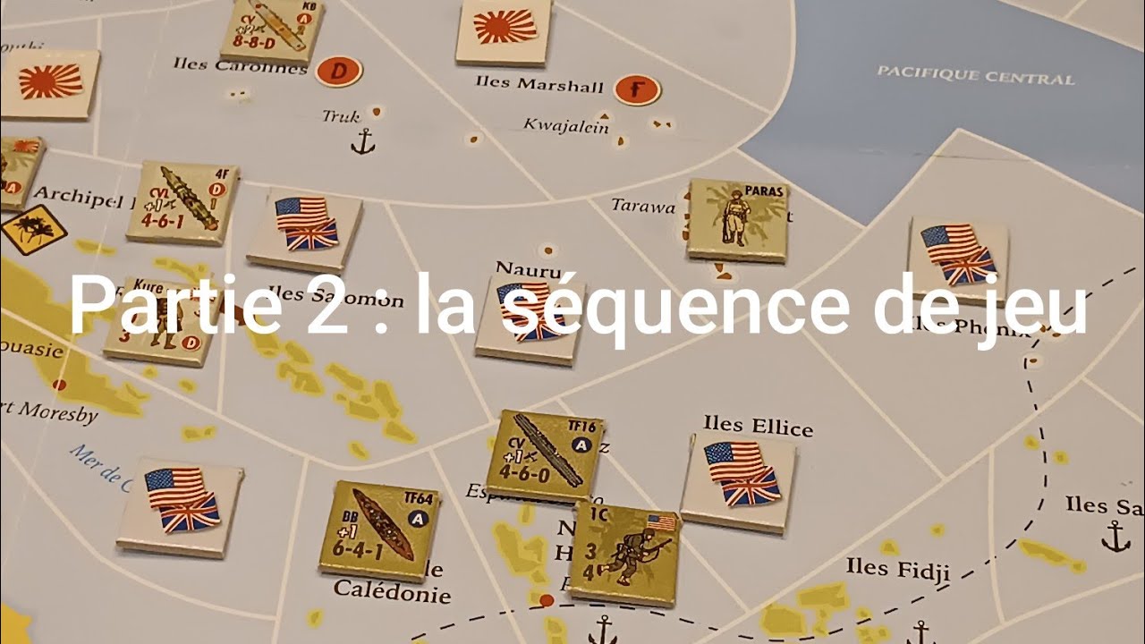 Typhon sur le Pacifique : la séquence de jeu (Vae Victis, wargame solo) 2.