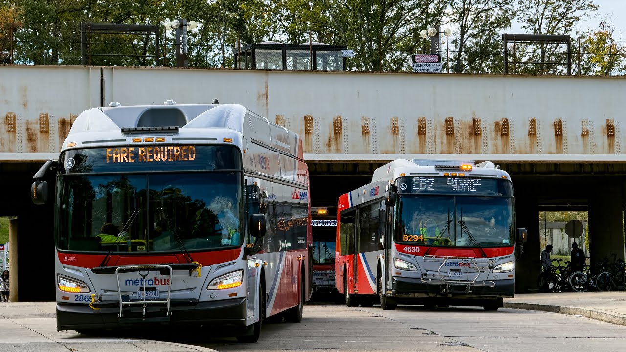 WMATA Metrobus Compilation at Fort Totten #2