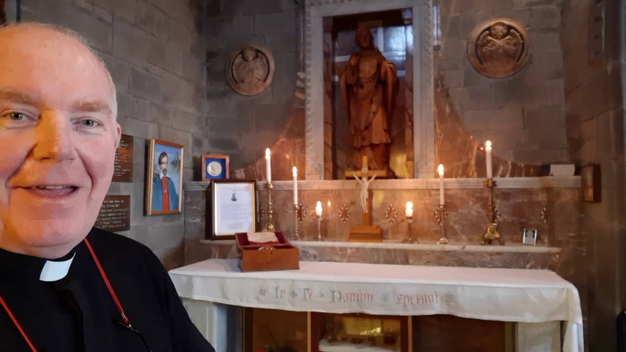 Brief tour of St Cuthbert Mayne church.