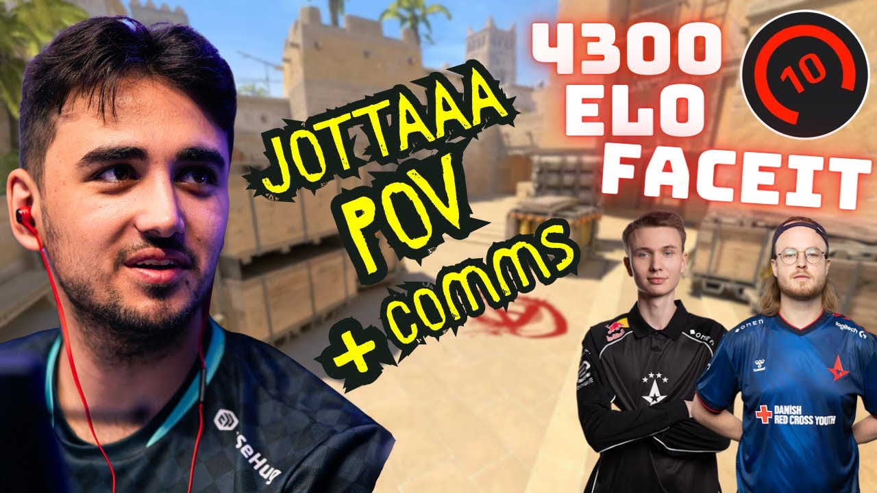 I AM BACK! jottAAA Faceit 4300 ELO 39 KILL vs STAVN + BORUP | CS2 POV