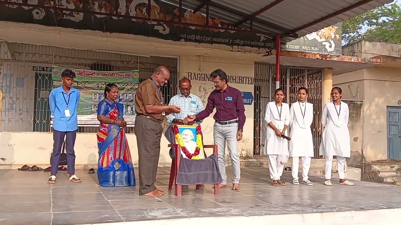 Mahatma Gandhi VARDANTHI at GVJC, KURNOOL 