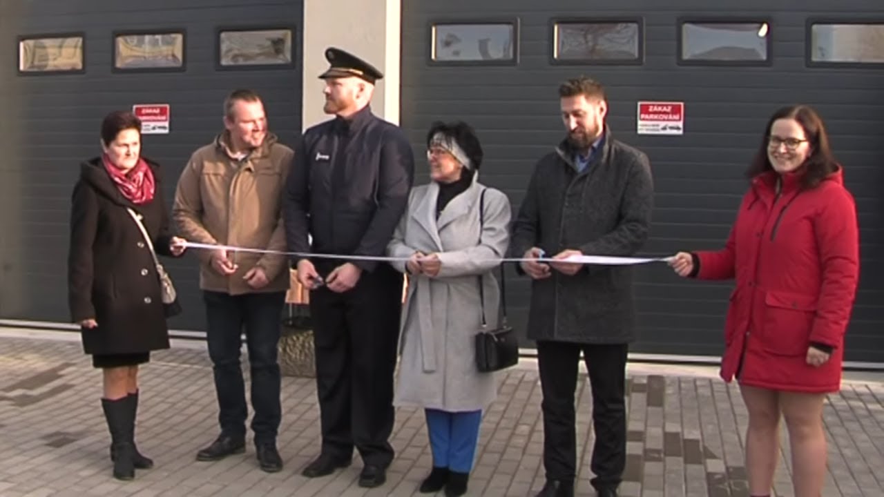 Malé Hoštice ► Slavnostní otevření hasičské zbrojnice pro JSDH │ #Hlucinsko.TV