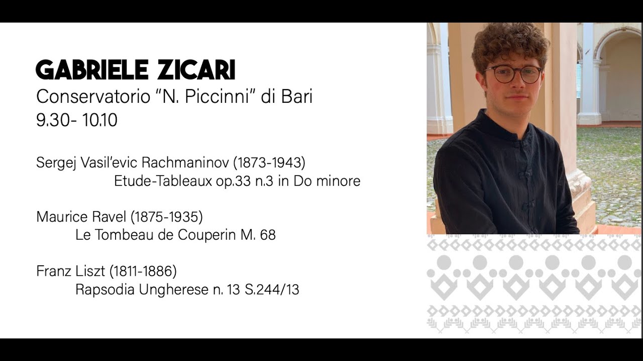 Gabriele Zicari Semifinale Premio delle Arti 2024  Live Conservatorio di Cagliari