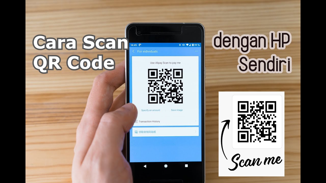 Tutorial Cara Scan QR Code atau Barcode dengan Satu HP