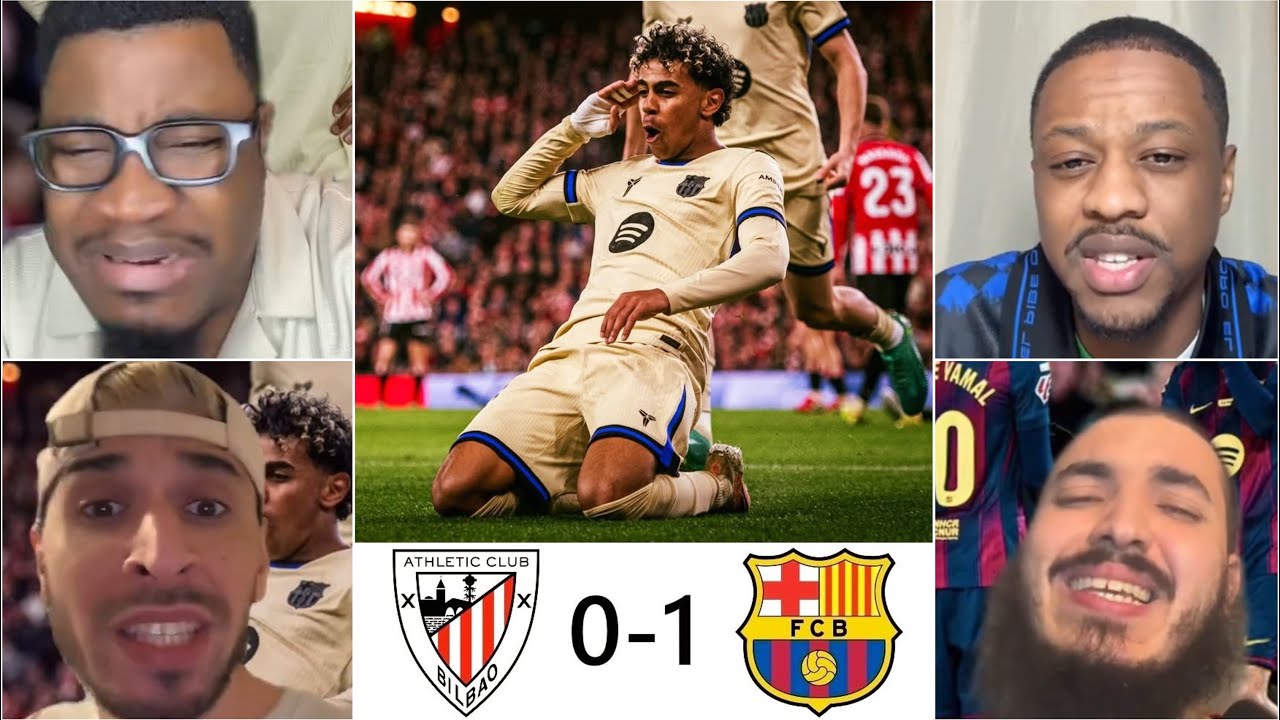 🚨❤️💙LES RÉACTIONS APRÈS LA VICTOIRE DU BARÇA 1-0 CONTRE BILBAO (LAMINE YAMALLLL😱😱)