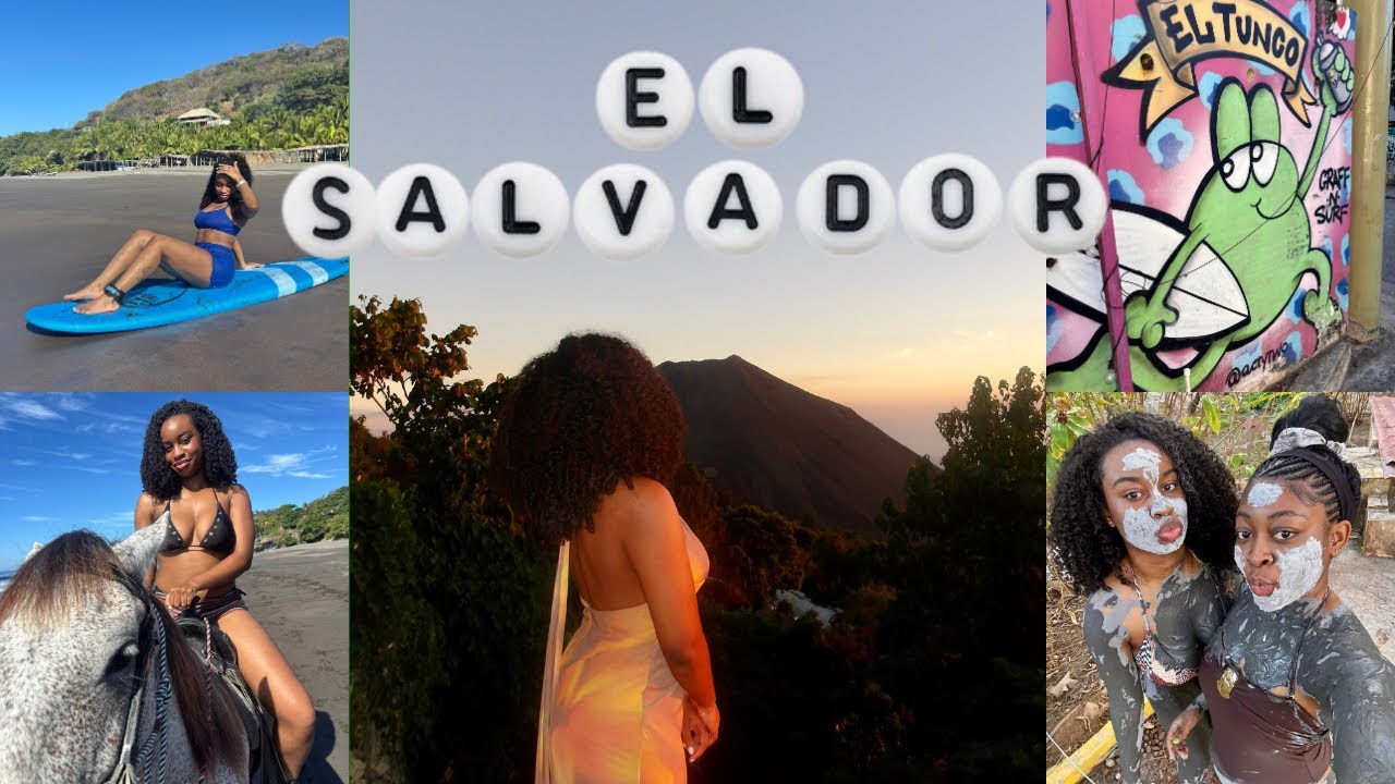 el salvador diaries | sunrise yoga, volcanoes, hot springs, food tour (first vlog!!!)