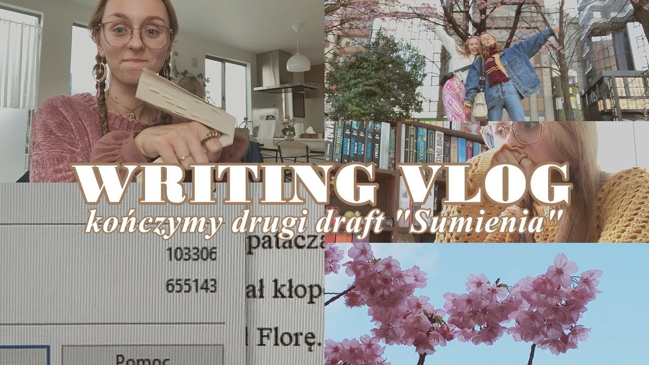 WRITING VLOG 🔓 | dużo wzruszeń😪 | haul z Harrego Pottera ⚡️| spotkania z kumpelami i sakury 🌸