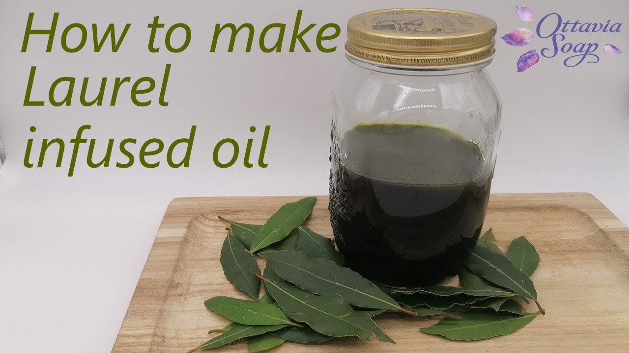 How to make Laurel infused Oil - SUBTITLED