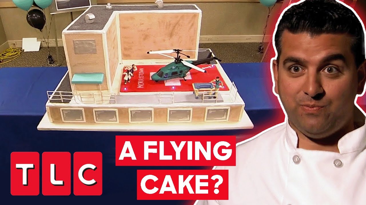 Buddy Wants To Design A Helicopter Cake That Flies?! | Cake Boss