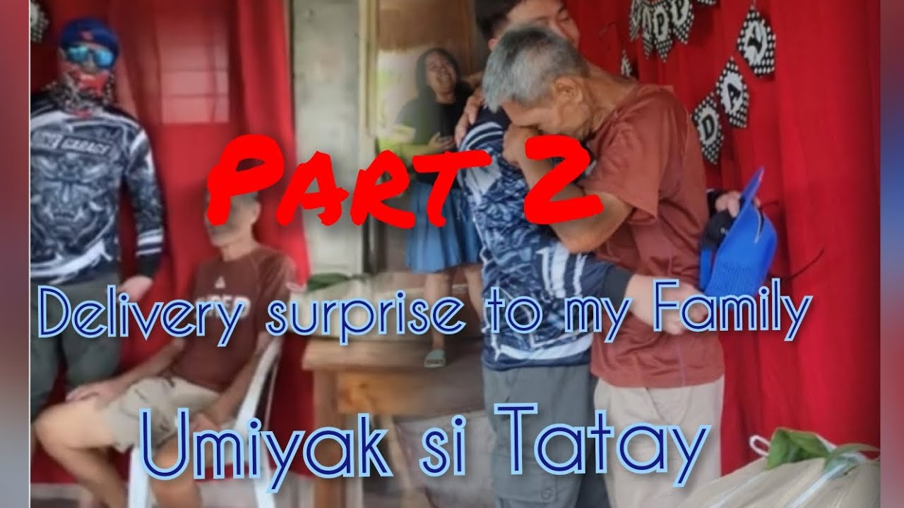Part 2: Delivery surprise prank to my family . OFW for 5 years