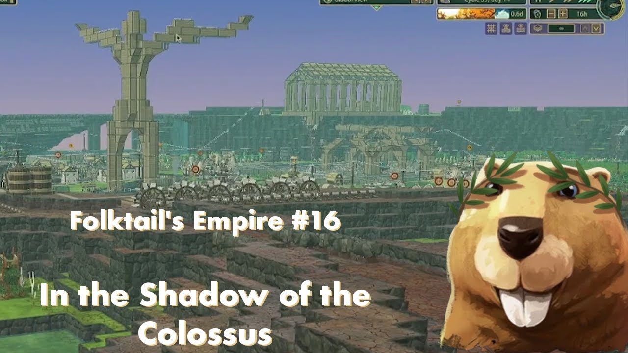 Timberborn Folktail's Empire #16 Building a huge Colossus statue