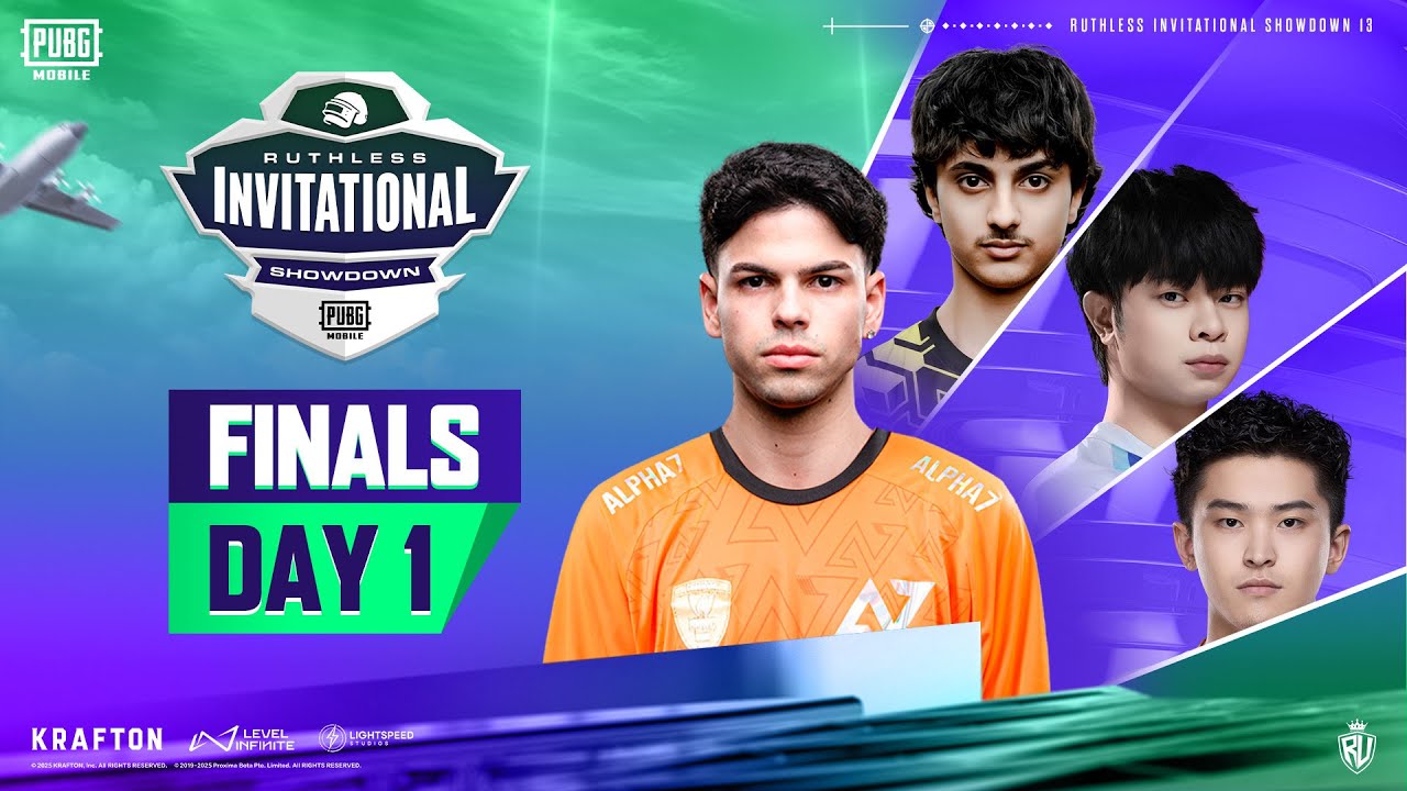 [ENG] PUBG MOBILE RUTHLESS INVITATIONAL SHOWDOWN S13 GRAND FINALS DAY 1