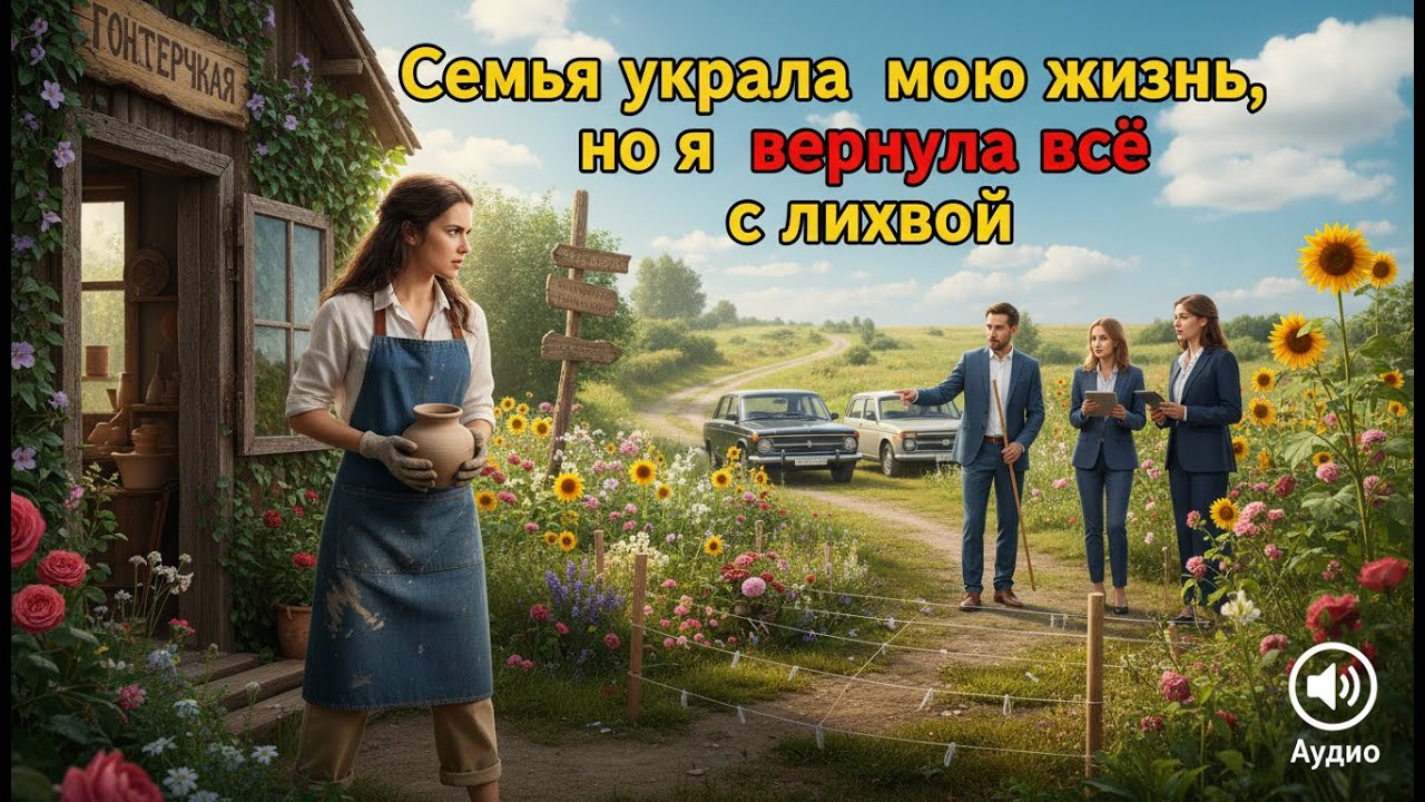 ОНА ОТКРЫЛА ДВЕРЬ МАСТЕРСКОЙ И УВИДЕЛА, КАК САД СТАЛ АРЕНОЙ ПРЕДАТЕЛЬСТВА И МЕСТИ