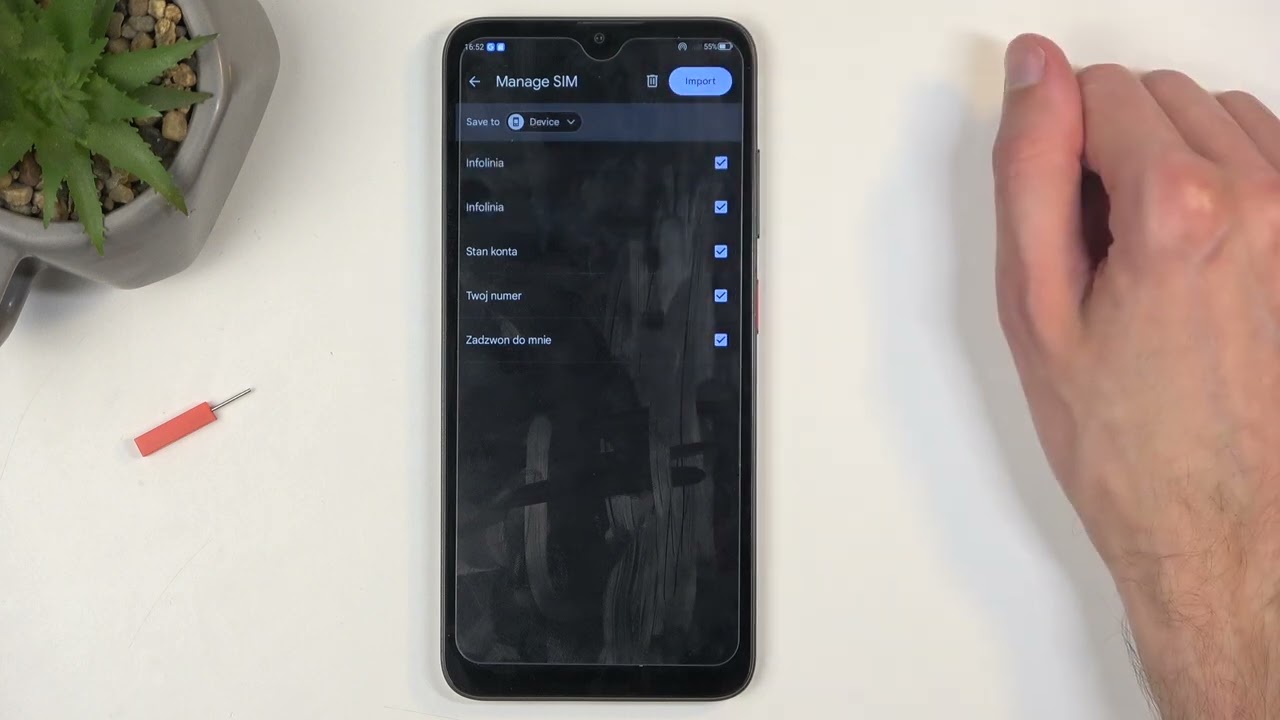 Как импортировать контакты с SIM-карты на ZTE Blade A55 — простой перенос контактов