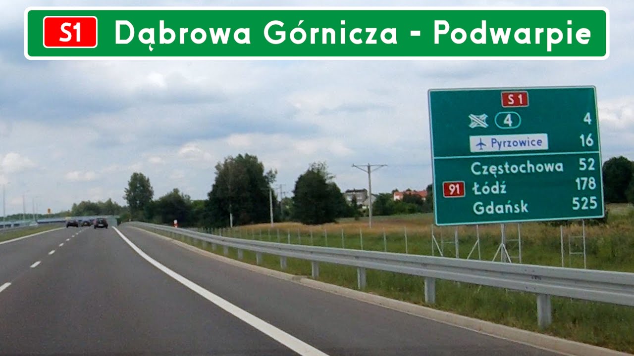 S1 Dąbrowa Górnicza Pogoria - Podwarpie (po przebudowie) ●2024●