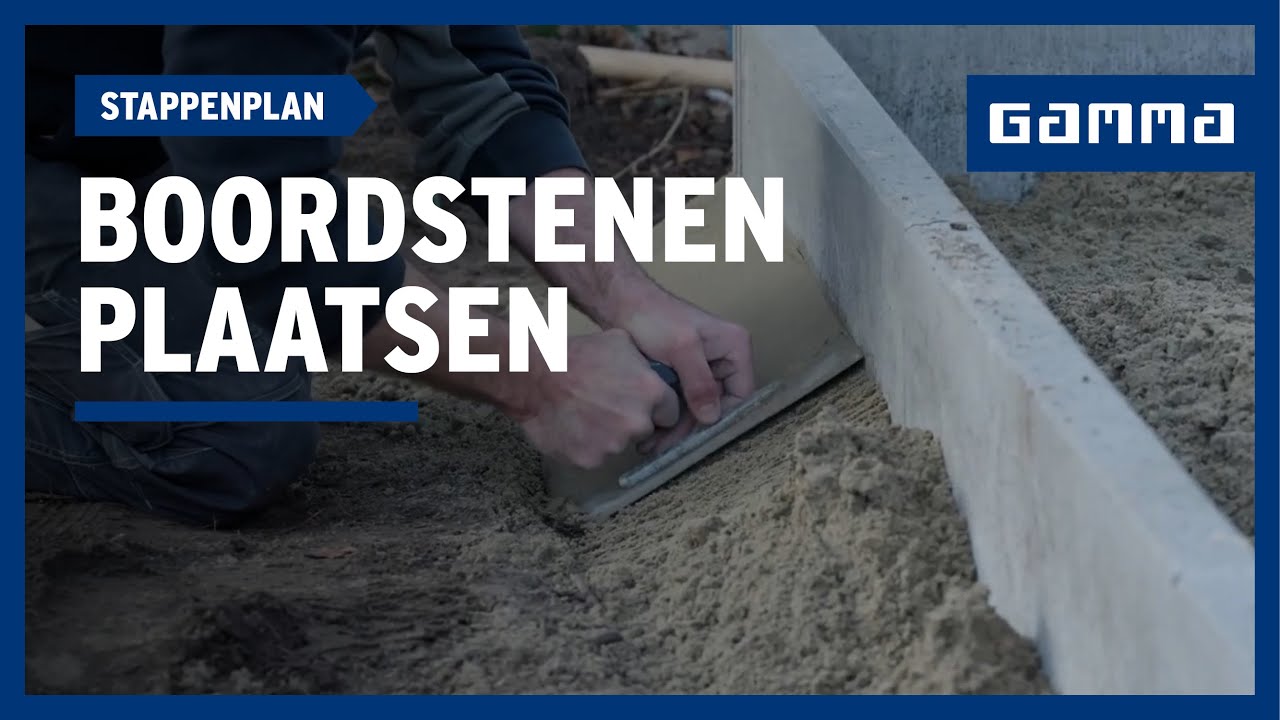 Zelf boordstenen plaatsen in 8 stappen  | GAMMA België