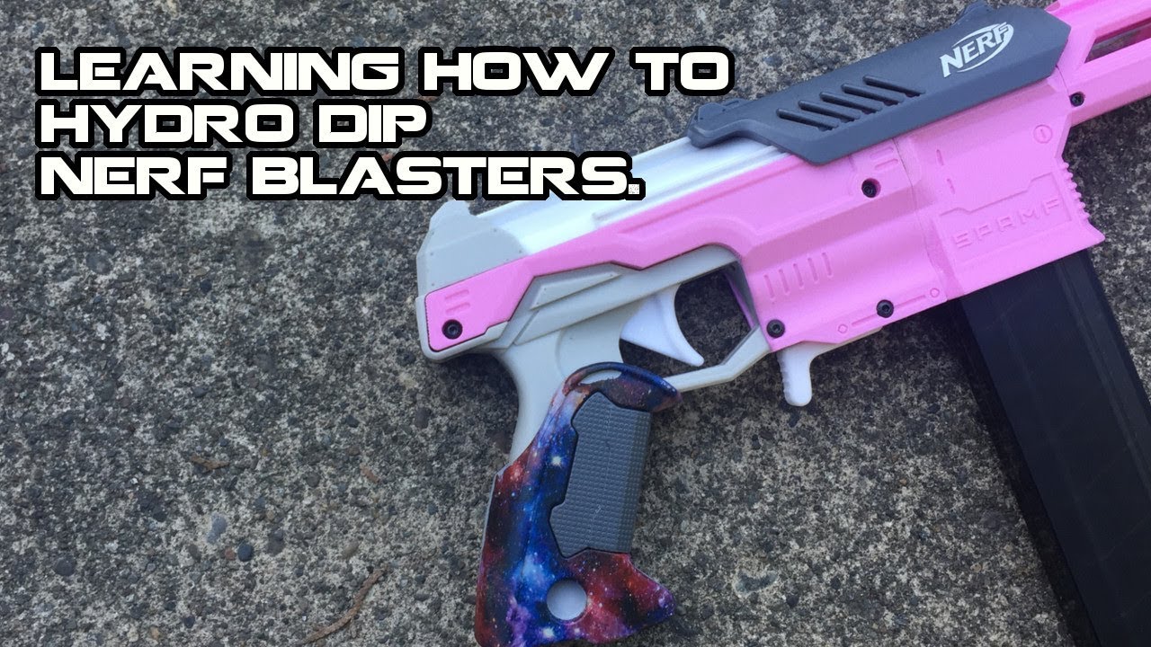 Grown man fails to hydro dip his NERF toy. | Walcom S7