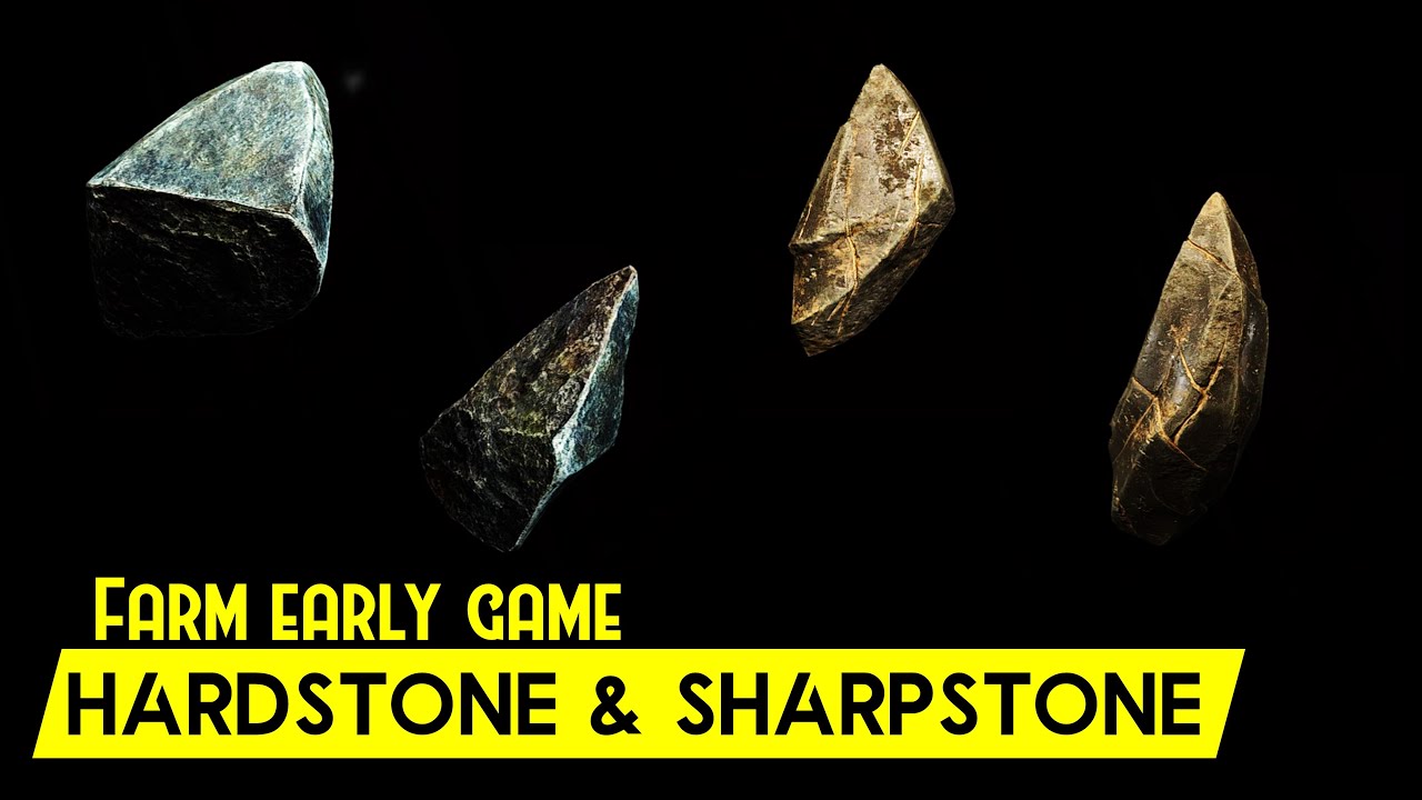 Farm Hardstone & Sharpstone Early Game