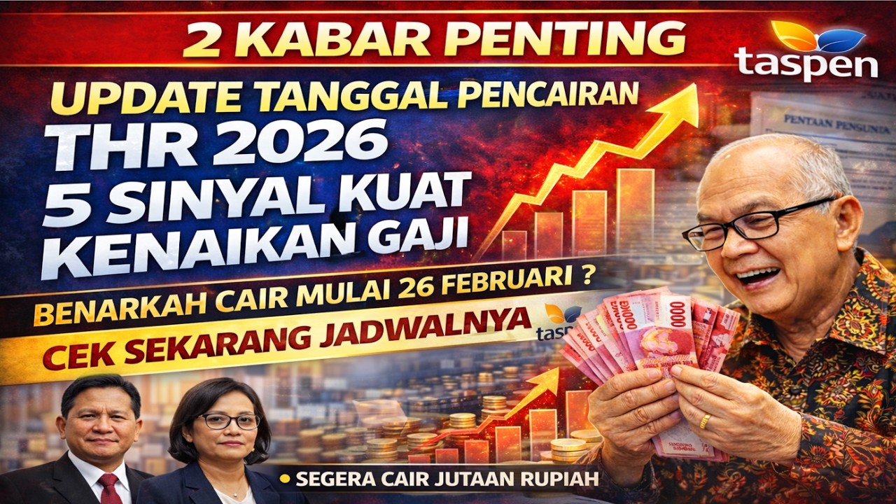 UPDATE TANGGAL PENCAIRAN THR 2026 DAN 5 SINYAL KUAT KENAIKAN GAJI 2026