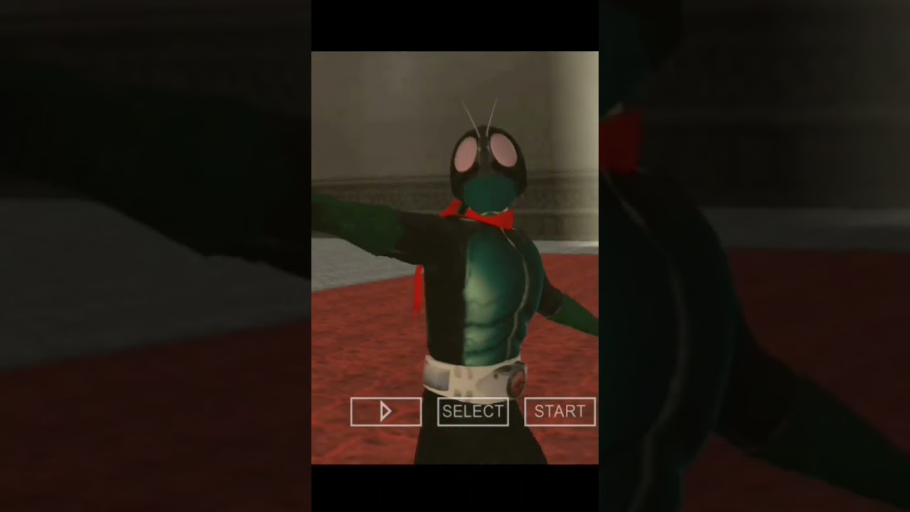 Shin Kamen rider Ichigo mod texture Kamen rider super climax heroes
