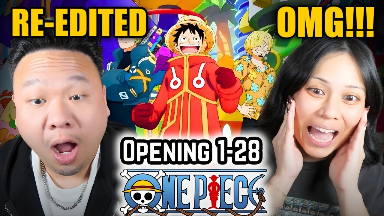 ONE PIECE DOUBTERS REACT TO ALL ONE PIECE OPENINGS FOR THE FIRST TIME 😳(1-28) *RE-EDITED*