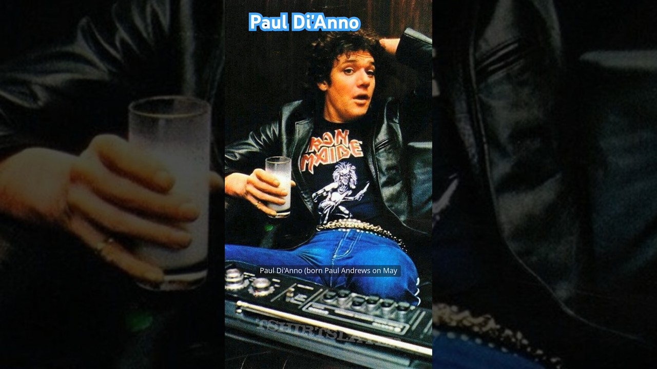 The legend Paul Di'Anno Heavy Metal Icon 