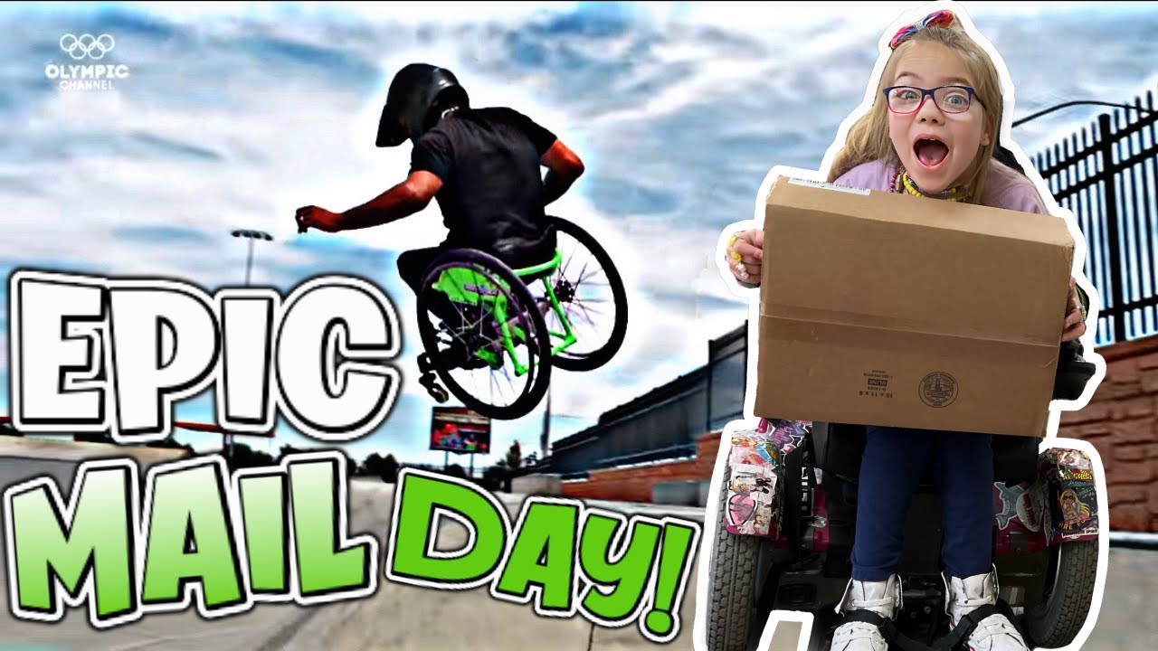 The BIGGEST FAN gets mail from Aaron Wheelz! 🌟Giveaway!🌟 #wheelchairlife