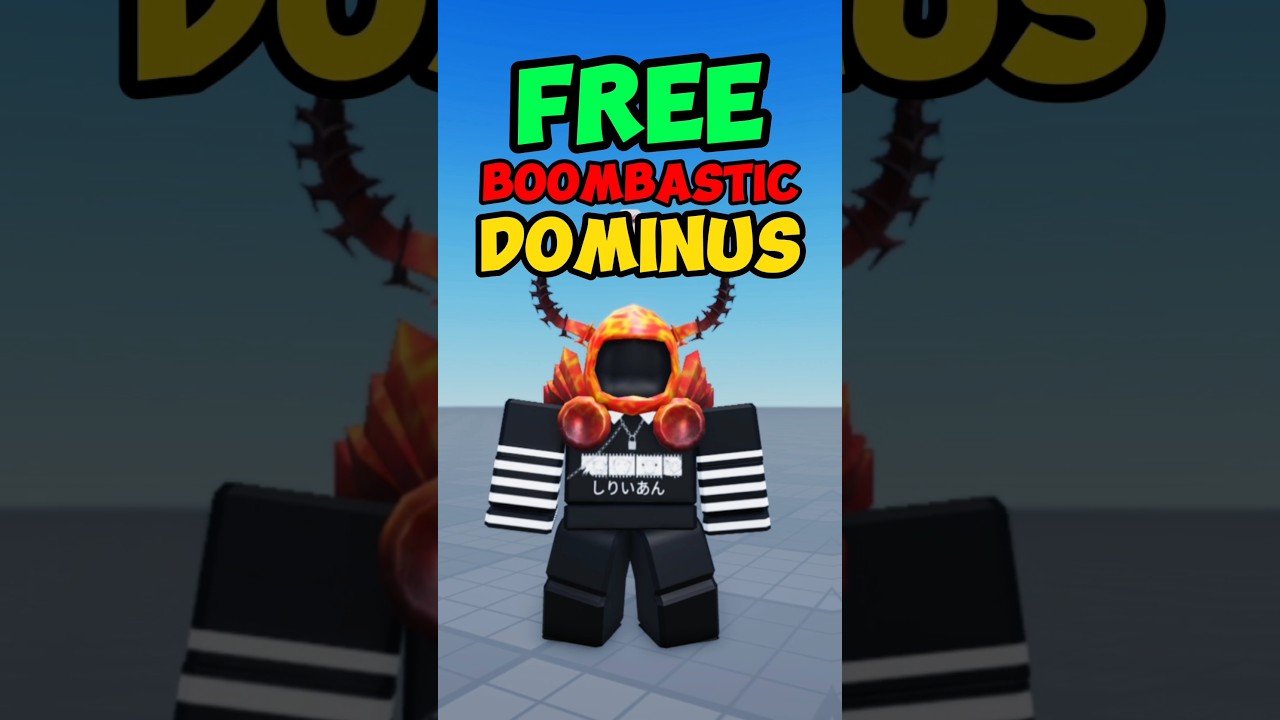 Get New Free Boombastic Dominus! #roblox #shorts