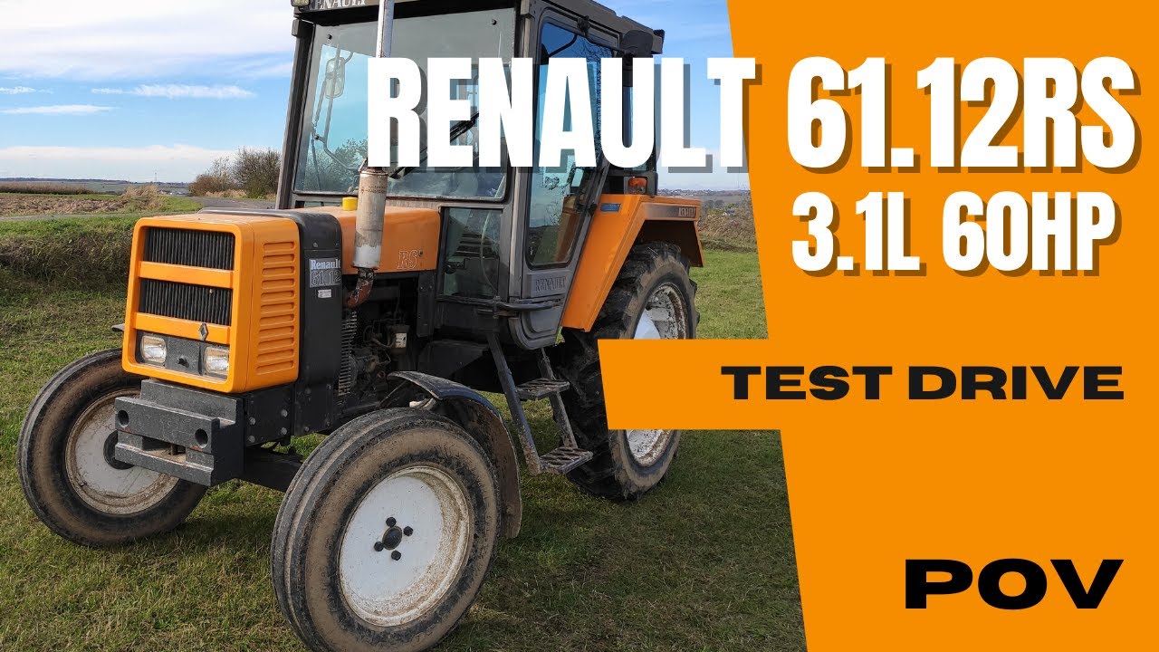 Renault 61.12 RS 1987 (3.1l 60HP) | POV Test Drive | Cab View