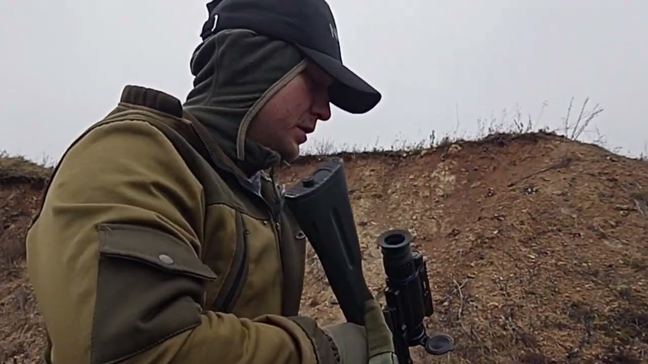 Тепловизионный прицел NNPO TR22-335-LRF на  на боковом кронштейне ВН-1