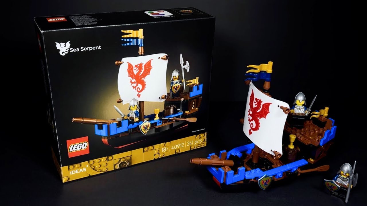 ОБЗОР набора LEGO Ideas &laquo;Морской змей&raquo; 40912!