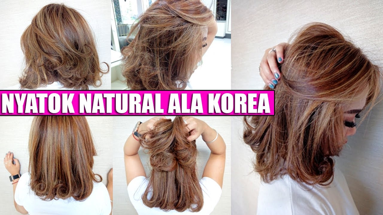 Nyatok rambut natural ala korea