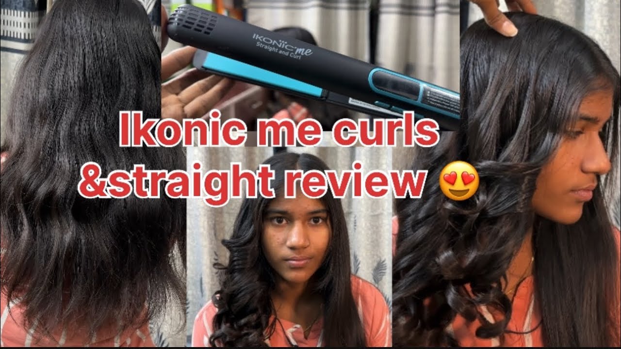 Ikonic me curls & straight 2in 1 review and demo 😍😍ll Before buying, definitely watch this video