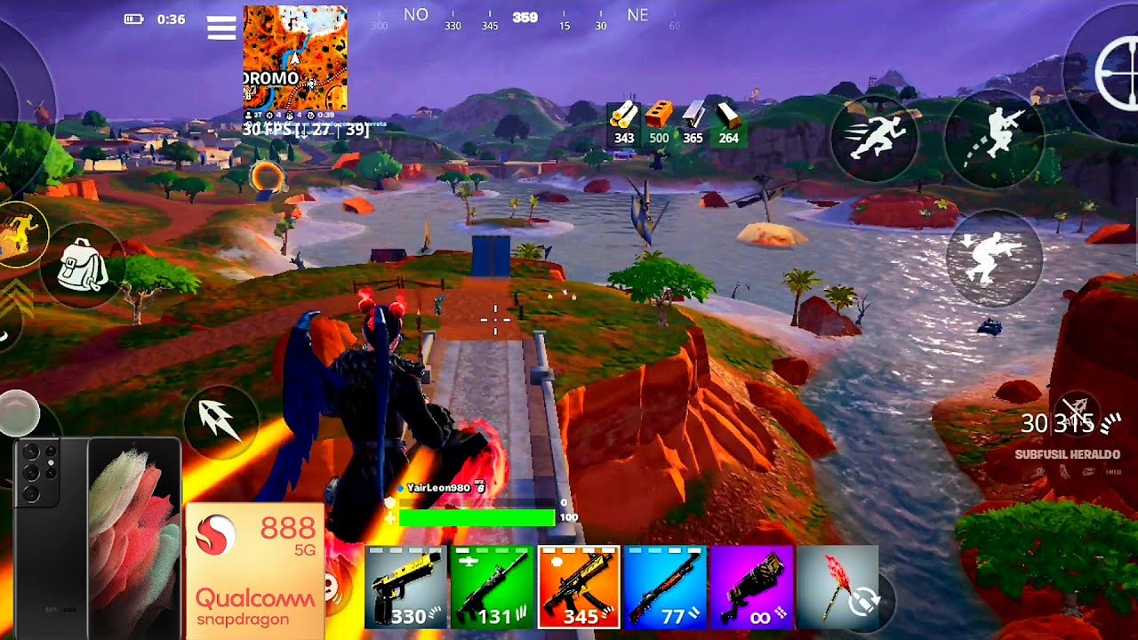 Fortnite - Samsung S21 Ultra Prueba De Rendimiento 2024