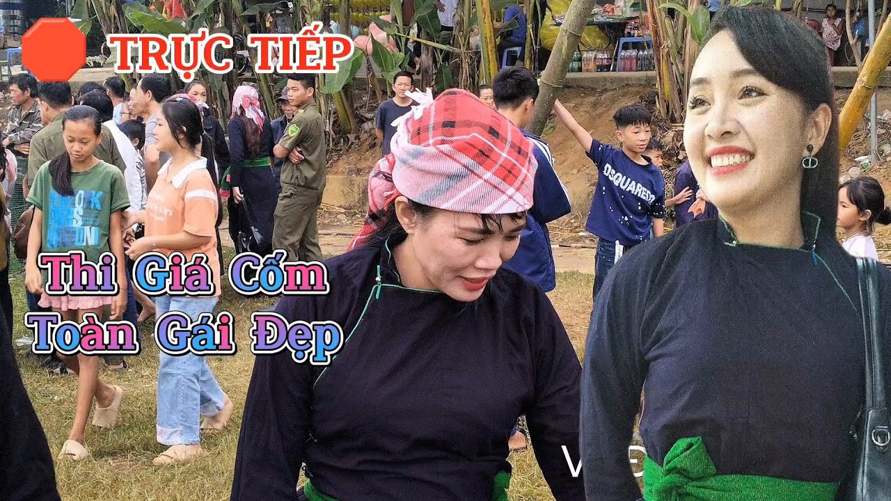 Thi Lễ Hội Cốm Dương Quỳ Ở Sân Vận Động Toàng Gái xinh Đẹp