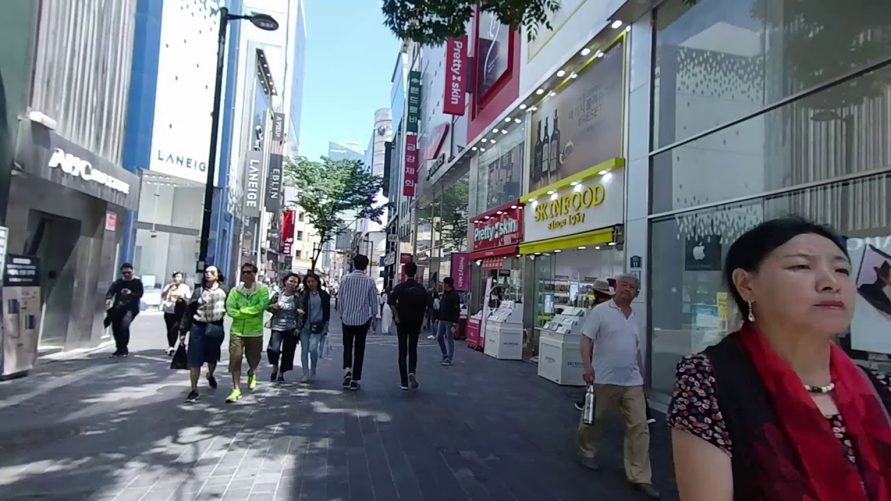 Seoul, Myeongdong during the DAY.