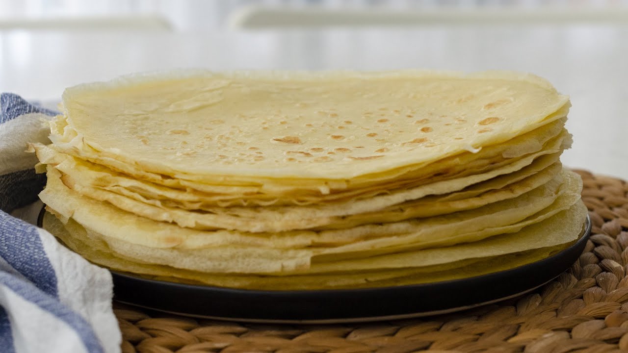 SÜTSÜZ KREP TARİFİ | KAHVALTILIK KREP TARİFİ