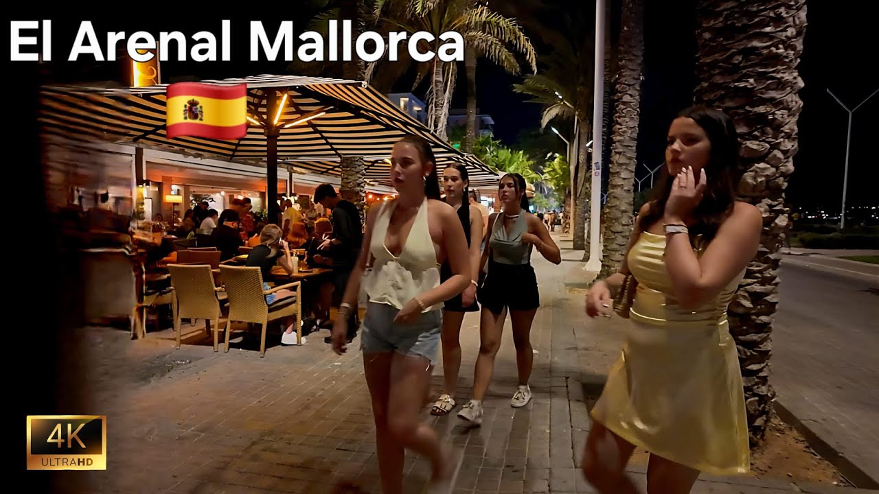 Mallorca Nights: El Arenal’s 4K Ultra HD