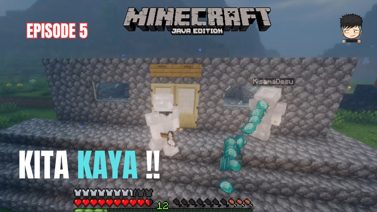 KITA PANEN DIAMOND!! - MINECRAFT SURVIVAL INDONESIA PART 5 - VREDON