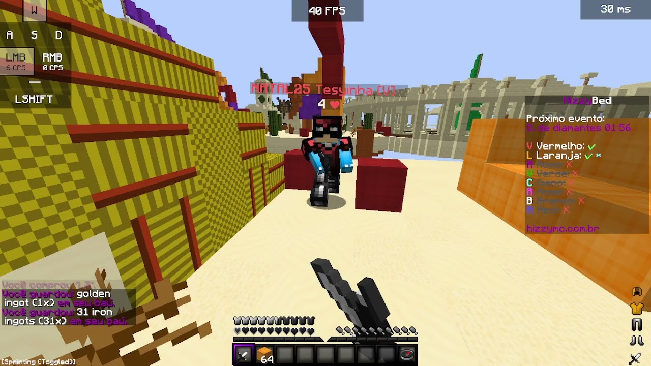 Tentando Vencer no HizzyMC