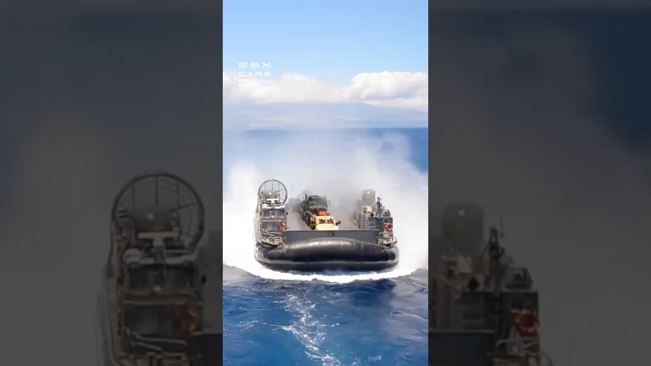 The World's Largest Hovercraft! 😱 #amphibious #hovercraft #military